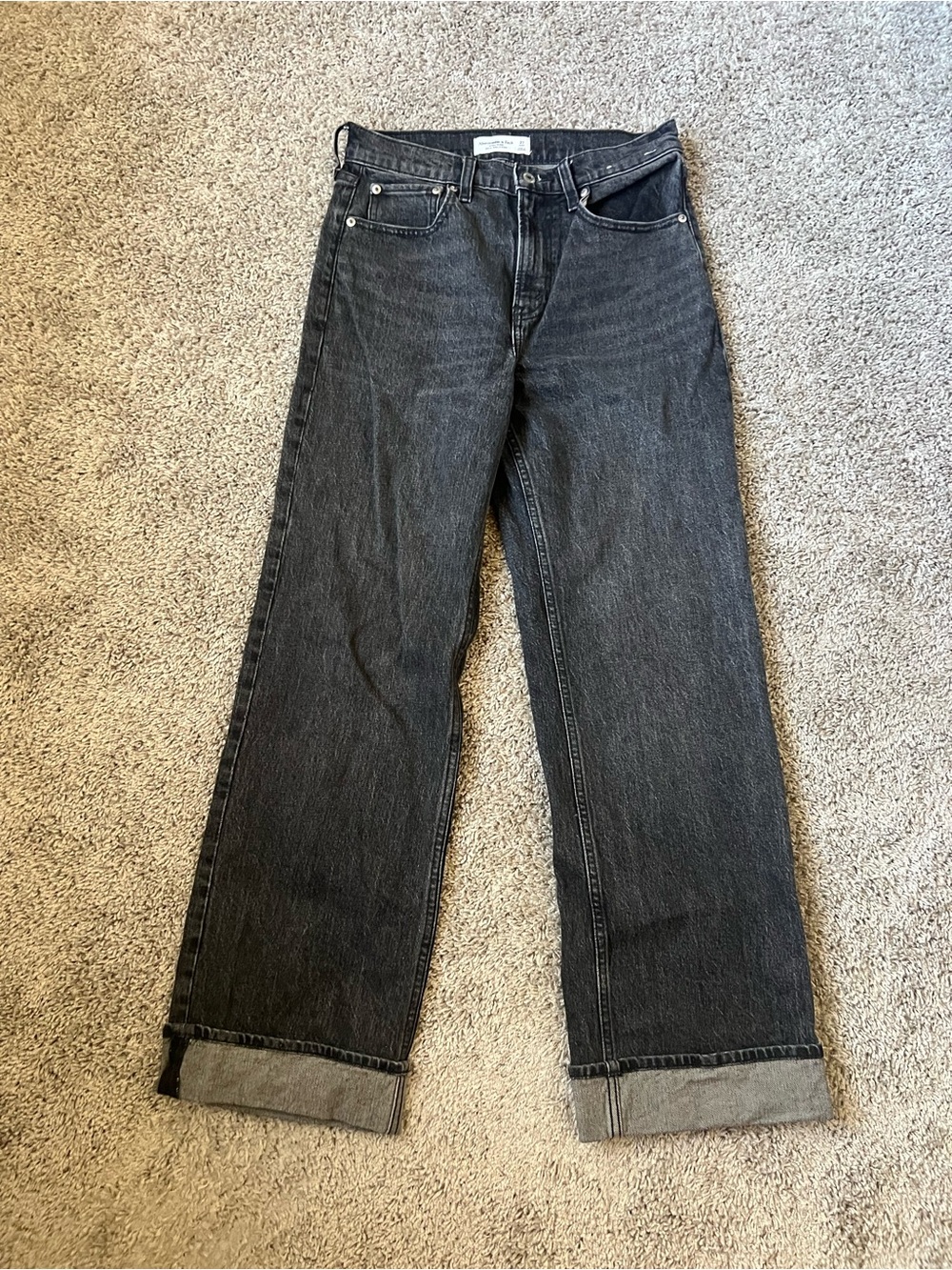 A&F Black Denim Jeans